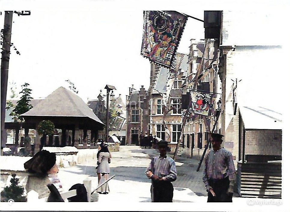 17-Hallen-van-de-Vismarkt-te-Mechelen-Oud-Vlaendren-Colorized